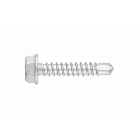 (4,8X25) TORNILLO AUTOTALADRANTE INOXIDABLE BIMETAL CON CABEZA HEXAGONAL TORNILLO(100U) - INDEX