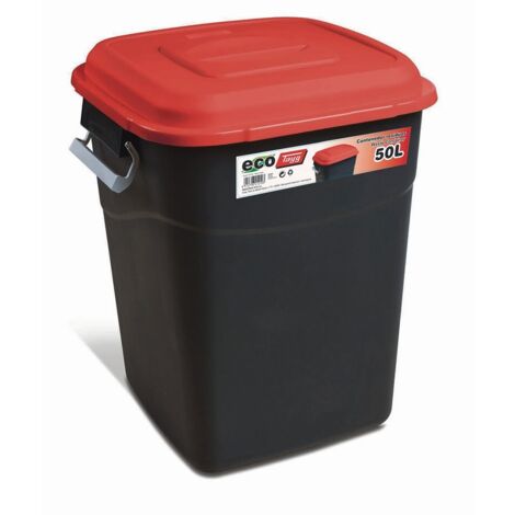 CONTENEDOR RESIDUOS 50L ASAS Y TAPA