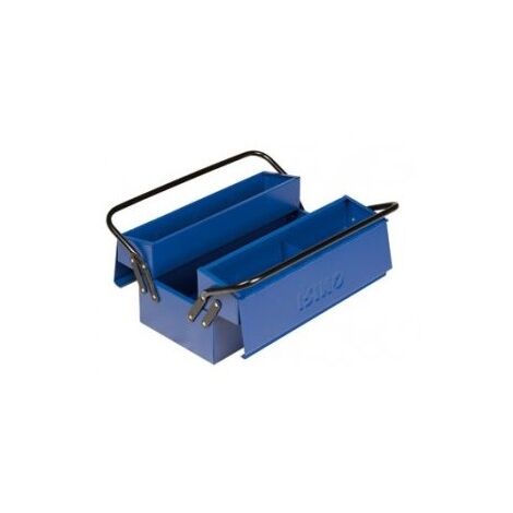 CAJA PORTAHERRAMIENTA 2 ASAS Y 3 BANDEJAS 400X210X190MM -IRI - BAHCO