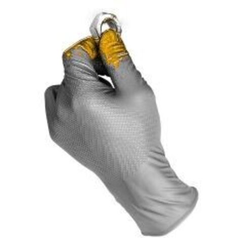 JUBA GUANTE 580GY DESECHABLE NITRILO GRIS .9 L (CAJA 50 U.