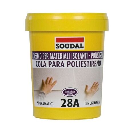 COLA PARA POLIESTIRENO 28A CUBO 5 KG - SOUDAL