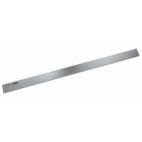 REGLA RIGIDA DE ACERO MILIMETRADA DIN 866/A 1.000x40x8 - ACHA