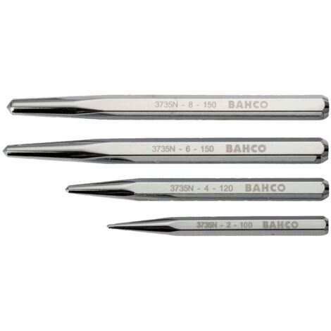 BAHCO juego granetes 4 pzs. 3735ns/4 bahco , Juego De Granetes 4 Pzas 3735NS/4 de la marca Bahco.