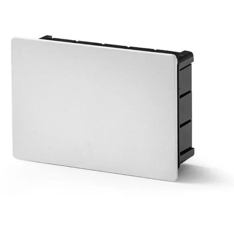 Caja de empalmes 200x130 con tapa y garras metálicas Famatel 3203