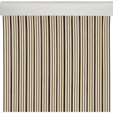 CORTINA DE PUERTA CINTA MARFIL 90X210 CM.