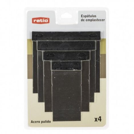 ESPATULA CARROCERO ACERO 4 PIEZAS RATIO - EHLIS