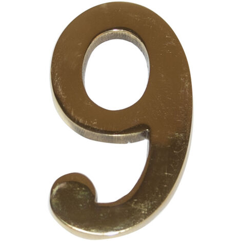 NUMERO LATON 10 CM. Nº 9 EHL