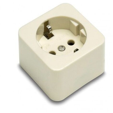 Base con TT de superficie 16A 250V Famatel 5023-B
