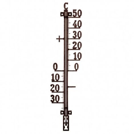 TERMOMETRO EXTER. METAL ANTIGUO 27,5 CM - EHLIS