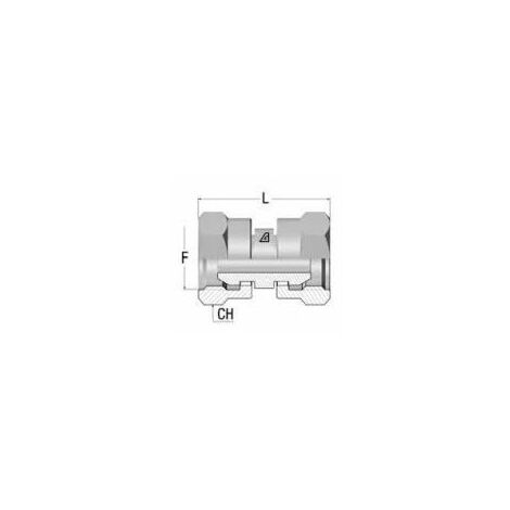 ADAPTADOR TL-TL CONO 60ÂºINOX 1/4 - DICSA