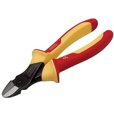 Alicate Corte Diagonal 160Mm 1000V Mango Plastico Bahco