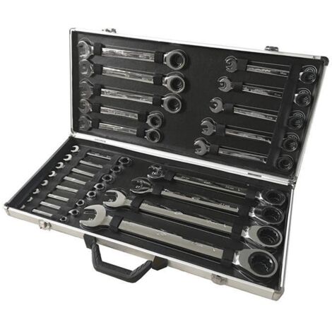 Set de 22 llaves combinadas con trinquete JBM 53020 (1/3)