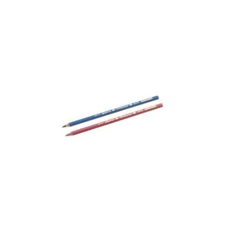 4 LAPICES DE MINA SEMIDURA PARA MARMOL, MADERA, ALUMINIO, ETC. ROJO - ACHA
