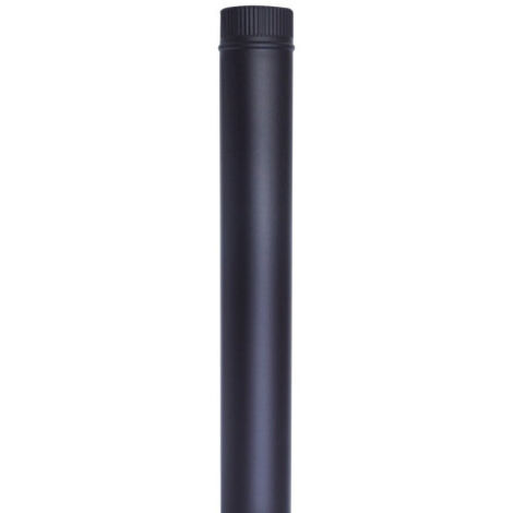TUBO PINTADO NEGRO T600 1 MT DIAM.  150 MM.
