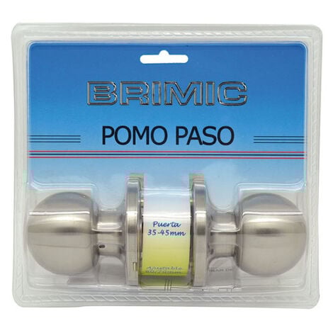 POMO PUERTA BOLA PASO LATON PULIDO - EHLIS