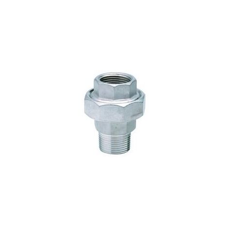 UNION ASIENTO PLANO M/H - FIGURA 331 3/4" INOX AISI 316 - ATUSA