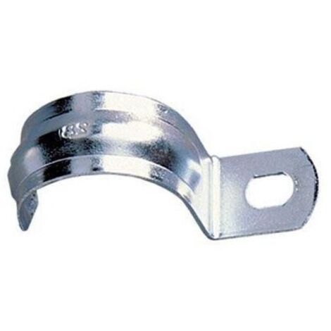 Grapa Tubo 14Mm Acero Index 100 Pz