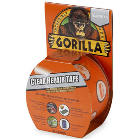 CINTA TRANSPARENTE GORILLA CLEAR REPAIR 8,02M ANCHO 48MM - IPT (1/2)