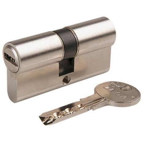 Cilindro TESA ASSA ABLOY T-60 - Niquelado. 80 mm. 30-50