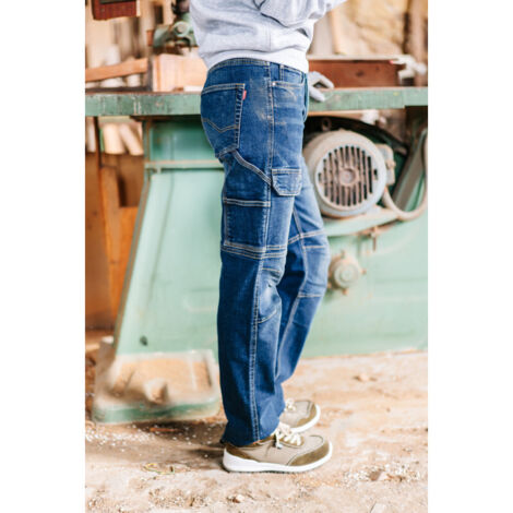 Pantalón denim stretch multibolsillos para industria base VELILLA (1/5)
