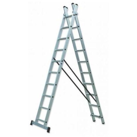 GAYNER 74-112 Escalera Transformable Doble 7x2   2x2 metros