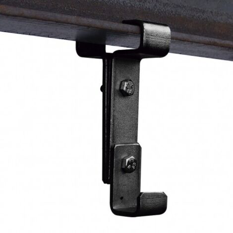 GANCHO COLGADOR VIGA PINT. NEGRO 100 MM