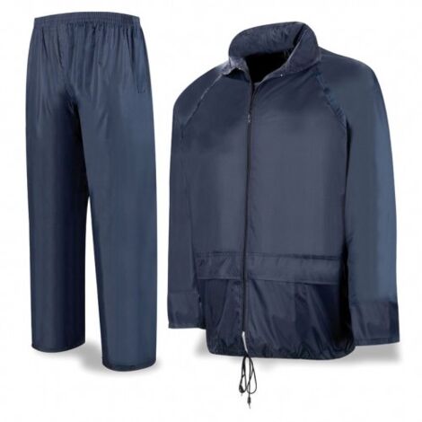TRAJE AGUA INGENIERO POLIESTER/PVC AZUL T-L (188TAIAM/L) - MARCA