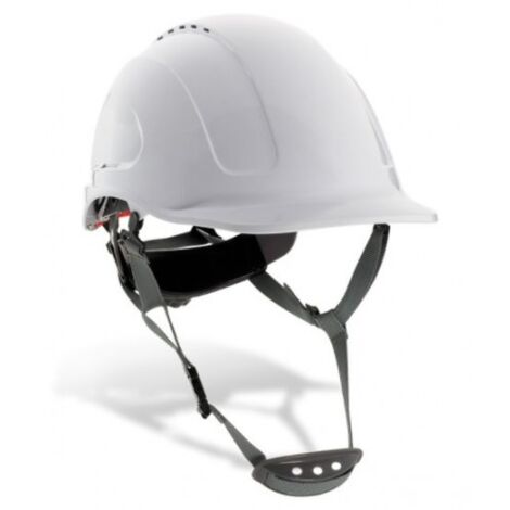 CASCO "MOUNTAIN" BLANCO, ABS CIERRE RULETA ARNÉS TEXTIL 6 PUNTOS Y BARBIQUEJO - 2088-CMV BL (1/5)