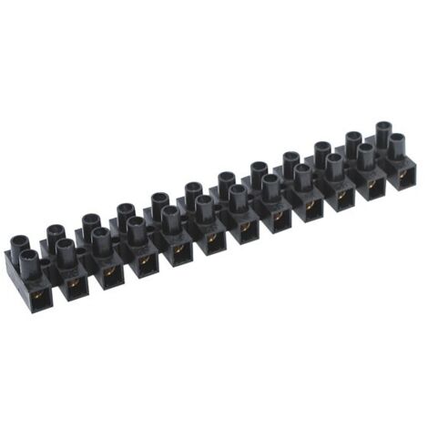 REGLETA CONEXION ELEC HOMOLOG. 10 MM 57A NEGRO - 210N