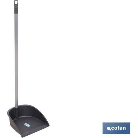 COFAN recogedor basic mod eidan , Recogedor básico en color gris fabricado en polipropileno 100 % reciclado. Con palo de sujeción incluido en color gris metalizado. Sus medidas son