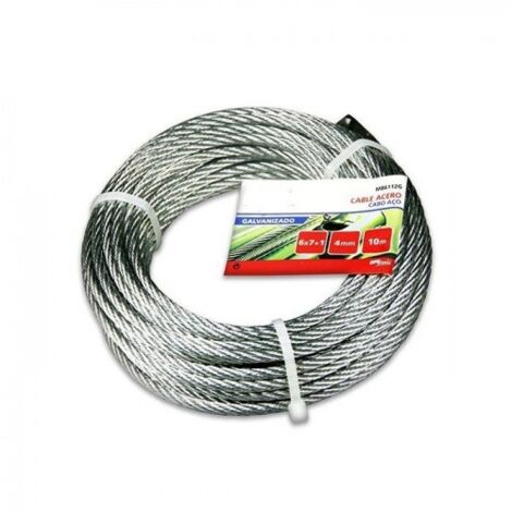 CABLE ACERO SIRGA 6X7+1 - 2MM ACERO GALVANIZADO - BRINOX