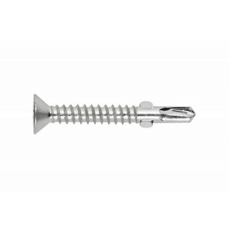 (4,8X50) TORNILLO AUTOTALADRANTE CON BROCA DE DOS ALAS, CABEZA AVELLANADA Y HUELLA PH. CI(100U) - INDEX