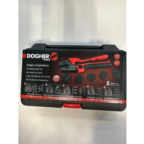 CRIMPADORA CON 5 CABEZAS INTERCAMBIABLES - DOGHER