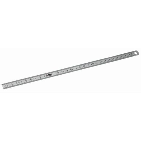 Regla acero inoxidabl flexible milimetrada 015cm 31-024 acha