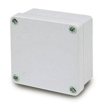 Caja ciega no halógenos 103x103x55 tapa tornillo IP55 Famatel 3071