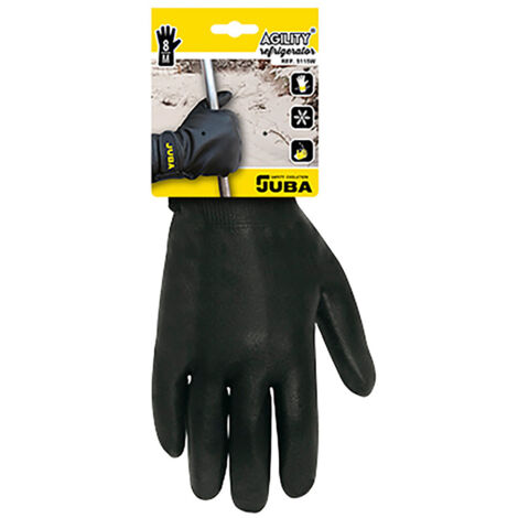 Guante trabajos en frío nitrilo foam/forro polar talla 11 juba (1/3)