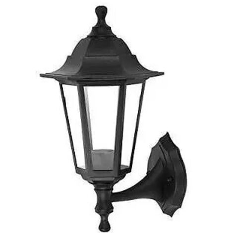 APLIQUE NEGRO EXTERIOR IP44 E27 MATEL REVERSIBLE