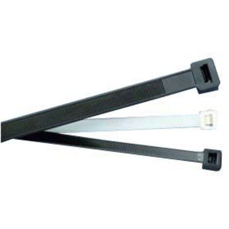 Abrazadera de sujeción - Nylon negro 7,6 x 370 - Caja de 100