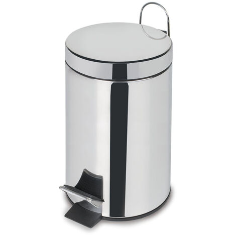 CUBO PEDAL ACERO INOX. 3 LITROS HABITEX - EHLIS