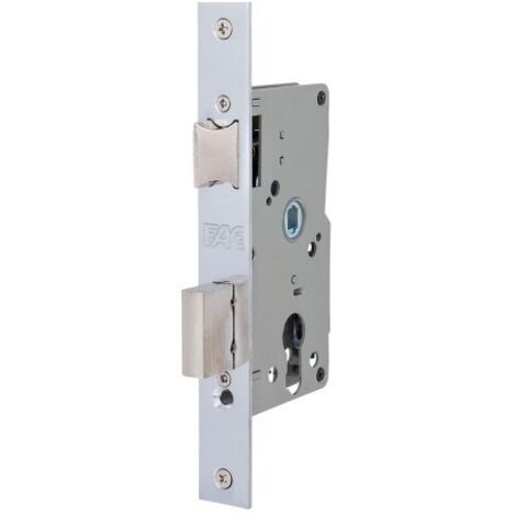 Cerradura Emb. Mad. 203/50 Pic. Pal. Rt Cromo Mate