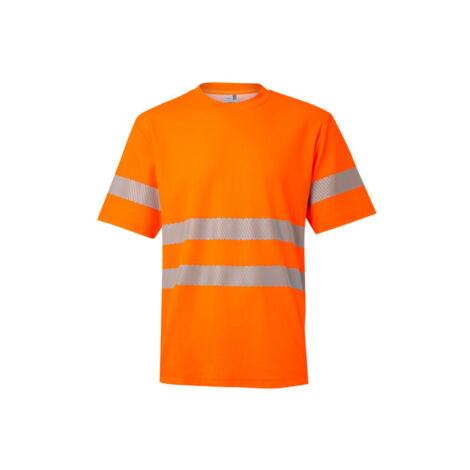 CAMISETA ALGODÓN MC RS NARANJA FLÚOR 3XL (1/4)