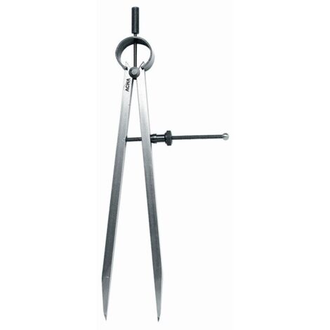 COMPAS DE PATAS CUADRADAS DE PUNTAS, CON MUELLE (4) 300MM - ACHA