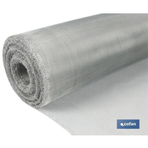 COFAN malla mosquitera aluminio g-16x16 (1.2x25 m) venta unitaria