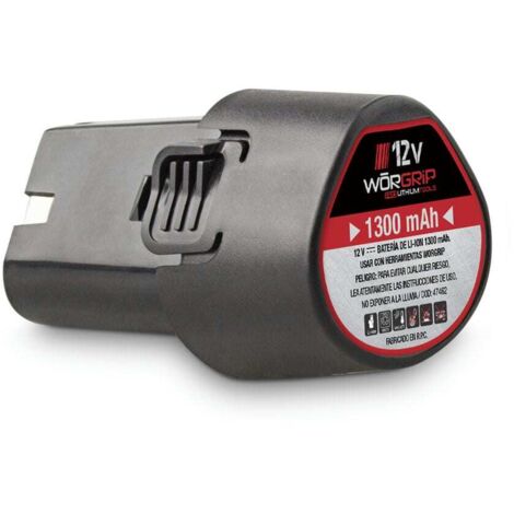 RECAMBIO BATERÃA WORGRIP PRO 12V 1300 MAH TALADRO 47455
