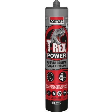 *ult.unidades* sellador t-rex gris 290ml 118693 soudal