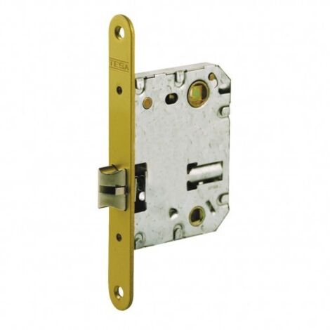 Picaporte Tesa R.134U-50 P.R.Con Bloq Acero Inox De70