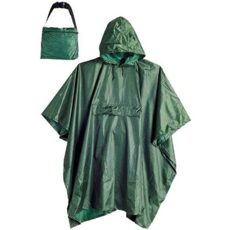 Issaline 01510-020 Poncho de trabajo impermeable verde (1/3)