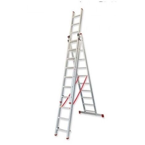 GAYNER 74-125 Escalera Transformable Triple 9x3 3x2,50 metros