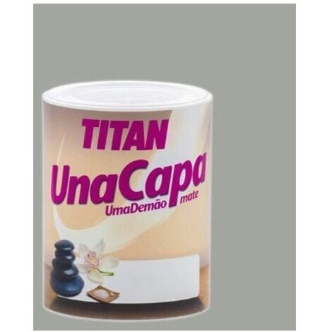Pintura monocapa Titan Una Capa Gris Medio 750ml
