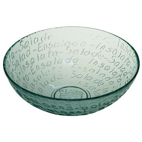 CUENCO MEDITERRANEO 30CM VIDRIO RECICLADO - RAMON DE CASTRO